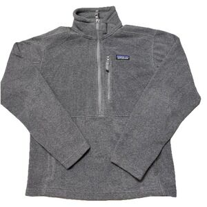 Patagonia Synchilla Half Zip Fleece Pullover Gray Mens XS Jacket 1/4 Zip Gorp